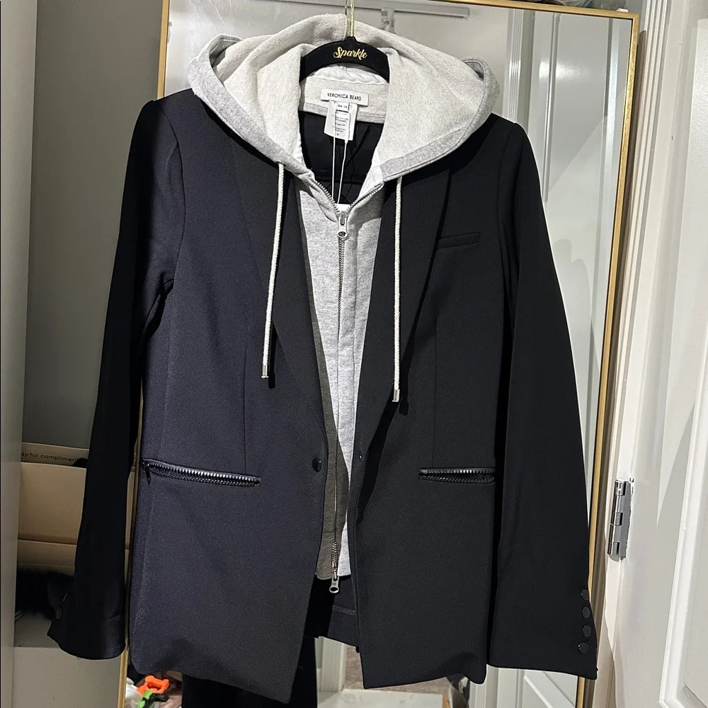 Veronica beard scuba jacket with hoodie Dickey - Picture 13 of 13